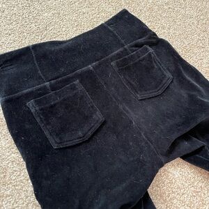 Athleta Metro Cord Velvet Classic Black Activewear